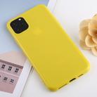 For iPhone 11 Pro Candy Color Plastic Protective Case(Yellow) - 1