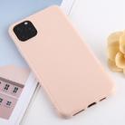 For iPhone 11 Pro Candy Color Plastic Protective Case(Light Pink) - 1