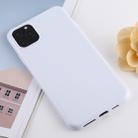 For iPhone 11 Pro Candy Color Plastic Protective Case(White) - 1