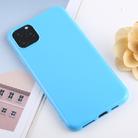 For iPhone 11 Pro Max Candy Color Plastic Protective Case(Blue) - 1