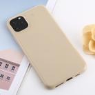 For iPhone 11 Pro Max Candy Color Plastic Protective Case(Khaki) - 1