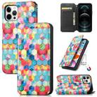 For iPhone 13 Pro Max Colorful Magnetic Horizontal Flip PU Leather Case with Holder & Card Slot & Wallet (Magic Space) - 1