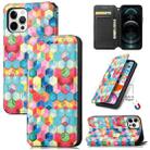 For iPhone 12 mini Colorful Magnetic Horizontal Flip PU Leather Case with Holder & Card Slot & Wallet (Magic Space) - 1