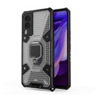 Space PC+TPU Ring Holder Protective Case For vivo V21e 5G(Grey) - 1