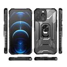PC + TPU Shockproof Protective Case with Metal Ring Holder For iPhone 13 Pro Max(Black) - 2