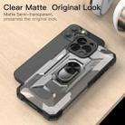 PC + TPU Shockproof Protective Case with Metal Ring Holder For iPhone 13 Pro Max(Black) - 3