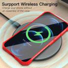 PC + TPU Shockproof Protective Case with Metal Ring Holder For iPhone 13 Pro Max(Red) - 7