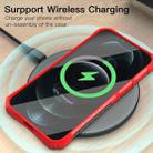 PC + TPU Shockproof Protective Case with Metal Ring Holder For iPhone 13 Pro(Red) - 7