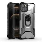 PC + TPU Shockproof Protective Case with Metal Ring Holder For iPhone 13(Black) - 1
