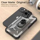 PC + TPU Shockproof Protective Case with Metal Ring Holder For iPhone 13(Black) - 3