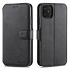 For iPhone 11 AZNS Calf Texture Magnetic Horizontal Flip PU Leather Case with Holder & Card Slots & Photo Frame(Black) - 1