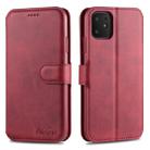 For iPhone 11 AZNS Calf Texture Magnetic Horizontal Flip PU Leather Case with Holder & Card Slots & Photo Frame(Red) - 1