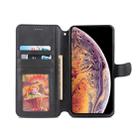 For iPhone XS Max AZNS Calf Texture Magnetic Horizontal Flip PU Leather Case with Holder & Card Slots & Photo Frame(Black) - 4