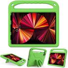 Handle Portable EVA Shockproof Protective Tablet Case with Triangle Holder For iPad Pro 11 2022 / 2021/2020/2018 / iPad Air 2020 / Air 2022 10.9(Green) - 1