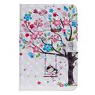 For iPad Mini 2019 & 4 & 3 & 2 & 1 3D Colored Drawing Horizontal Flip Leather Case with Holder & Card Slots & Wallet & Sleep / Wake-up Function(Girl Under The Tree) - 1