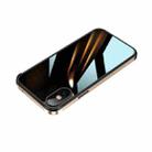 For iPhone XR SULADA Shockproof Aviation Aluminum Metal Frame + Nano Glass + TPU Protective Case(Gold) - 1