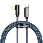 Baseus CACS000203 Legend Series PD 20W USB-C / Type-C to 8 Pin Elbow Fast Charging Data Cable, Cable Length:1m(Blue) - 1