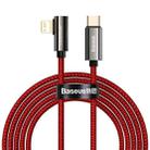 Baseus CACS000309 Legend Series PD 20W USB-C / Type-C to 8 Pin Elbow Fast Charging Data Cable, Cable Length:2m(Red) - 1