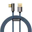 Baseus CACS000403 Legend Series 66W USB to USB-C / Type-C Elbow Fast Charging Data Cable, Cable Length:1m(Blue) - 1