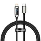 Baseus CATLSK-01 20W USB-C / Type-C to 8 Pin Display Fast Charging Data Cable, Cable Length: 1m(Black) - 1