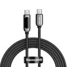 Baseus CATSK-C01 100W USB-C / Type-C to USB-C / Type-C Display Fast Charging Data Cable, Cable Length:2m(Black) - 1