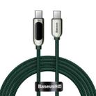 Baseus CATSK-C06 100W USB-C / Type-C to USB-C / Type-C Display Fast Charging Data Cable, Cable Length:2m(Dark Green) - 1