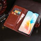 For vivo S10 idewei Crazy Horse Texture Horizontal Flip Leather Case with Holder & Card Slots & Wallet(White) - 6