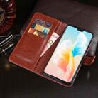 For vivo S10 idewei Crazy Horse Texture Horizontal Flip Leather Case with Holder & Card Slots & Wallet(Brown) - 6
