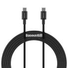 Baseus CATYS-C01 Superior Series 100W USB-C / Type-C to USB-C / Type-C Fast Charging Data Cable, Cable Length:2m(Black) - 1