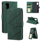 For Samsung Galaxy A02s EU Version Skin Feel Business Horizontal Flip PU Leather Case with Holder & Multi-Card Slots & Wallet & Lanyard & Photo Frame(Green) - 1