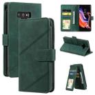 For Samsung Galaxy Note9 Skin Feel Business Horizontal Flip PU Leather Case with Holder & Multi-Card Slots & Wallet & Lanyard & Photo Frame(Green) - 1