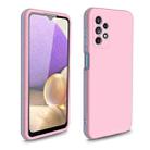 For Samsung Galaxy A32 5G Dual-color 360 Degrees Full Coverage Protective PC + TPU Shockproof Case(Pink) - 1