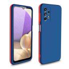 For Samsung Galaxy A32 4G Dual-color 360 Degrees Full Coverage Protective PC + TPU Shockproof Case(Blue) - 1