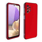 For Samsung Galaxy A72 5G / 4G Dual-color 360 Degrees Full Coverage Protective PC + TPU Shockproof Case(Red) - 1