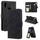 For Xiaomi Redmi Note 7 Skin Feel Business Horizontal Flip PU Leather Case with Holder & Multi-Card Slots & Wallet & Lanyard & Photo Frame(Black) - 1