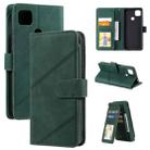 For Xiaomi Redmi 9C Skin Feel Business Horizontal Flip PU Leather Case with Holder & Multi-Card Slots & Wallet & Lanyard & Photo Frame(Green) - 1