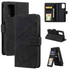 For Xiaomi Redmi Note 9 4G / Poco M3 Skin Feel Business Horizontal Flip PU Leather Case with Holder & Multi-Card Slots & Wallet & Lanyard & Photo Frame(Black) - 1