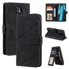 For Xiaomi Redmi Note 8 Pro Skin Feel Business Horizontal Flip PU Leather Case with Holder & Multi-Card Slots & Wallet & Lanyard & Photo Frame(Black) - 1