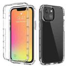 For iPhone 13 mini Shockproof High Transparency Two-color Gradual Change PC+TPU Candy Colors Protective Case (Transparent) - 1