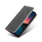 For Xiaomi Redmi Note 9T 5G Grid Texture Magnetic PU + TPU Horizontal Flip Leather Case with Holder & Card Slot(Gray) - 6