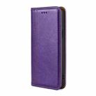For Xiaomi Redmi Note 9T 5G Grid Texture Magnetic PU + TPU Horizontal Flip Leather Case with Holder & Card Slot(Purple) - 2