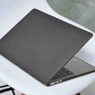 WIWU iKevlar Carbon Fiber Texture PP Laptop Protective Case For MacBook Air 13.3 inch A2179 / A2337 2020(Black) - 1