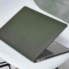 WIWU iKevlar Carbon Fiber Texture PP Laptop Protective Case For MacBook Air 13.3 inch A2179 / A2337 2020(Green) - 1