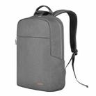 WIWU 15.6 inch Pilot Laptop Backpack(Grey) - 1
