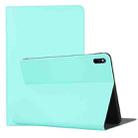 For Huawei MatePad 11 2021 Voltage Craft Texture TPU Horizontal Flip Protective Case with Holder(Mint Green) - 1