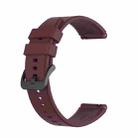 For Huawei Watch GT2 Pro Silicone Watch Band(Wine Red) - 1