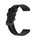 For Huawei Watch GT2 Pro Silicone Watch Band(Black) - 1