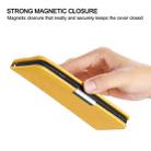 For iPhone 13 Pro Max  Litchi Texture Horizontal Flip Leather Case with Holder & Card Slots(Yellow) - 6