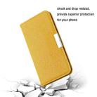 For iPhone 13 Pro Max  Litchi Texture Horizontal Flip Leather Case with Holder & Card Slots(Yellow) - 7
