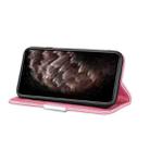 For iPhone 13 Pro Max  Litchi Texture Horizontal Flip Leather Case with Holder & Card Slots(Pink) - 3